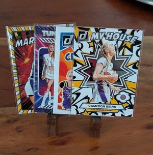 Lot 2025 Panini Donruss WNBA Basketball CAMERON BRINK Net Marvels Tunnel Vision